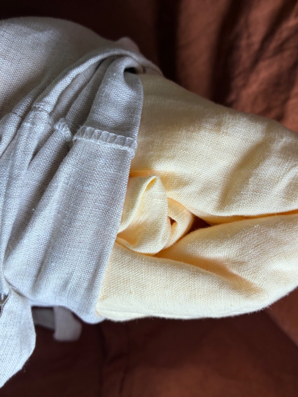 NWT Limoncello Bed Threads KING / CALI KING 100% Flax Linen Duvet Cover - Picture 5 of 8